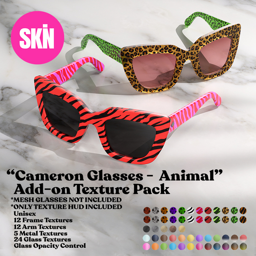 SKN -Cameron Glasses - ANIMAL PACK ADDON - Add me