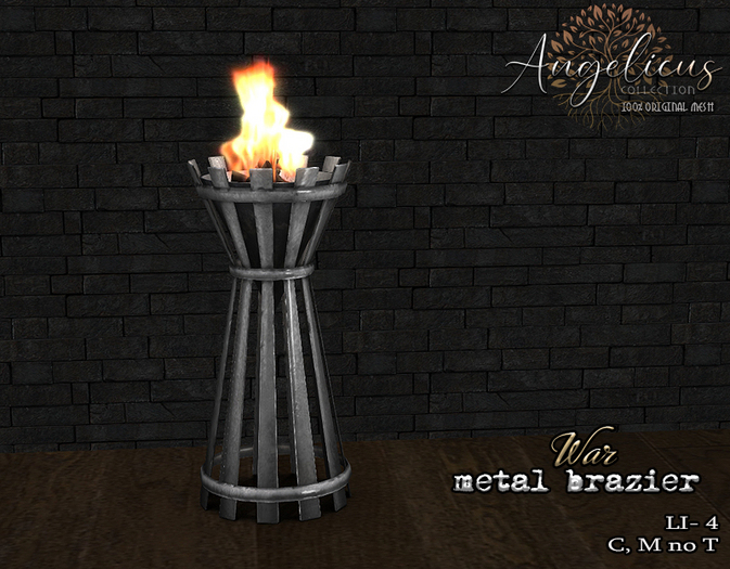 .Angelicus. War metal brazier 