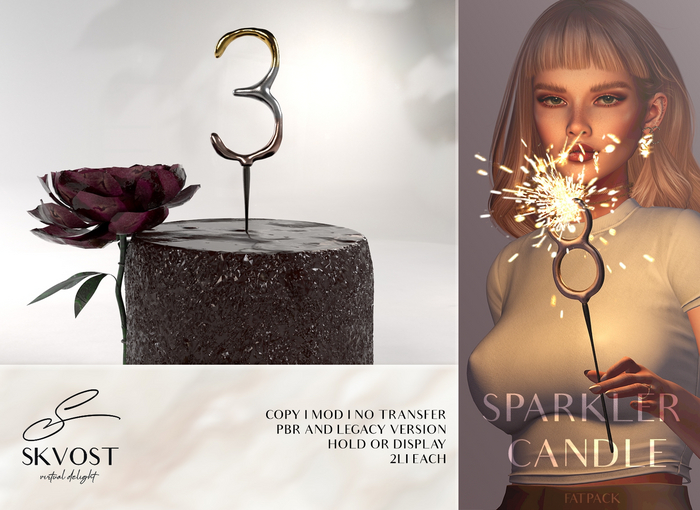 SKVOST - Sparkler Candle - Fatpack