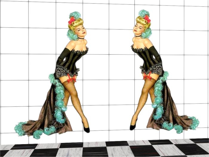 Classic Showgirls Cutouts