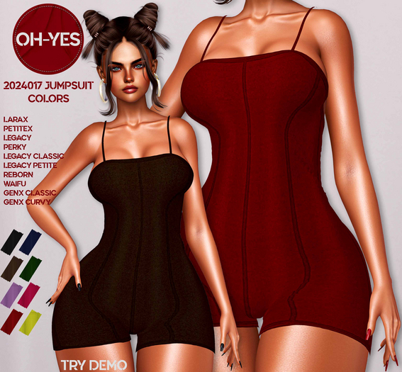 :::::Oh-Yes::::: 2024017 COLORS JUMPSUIT