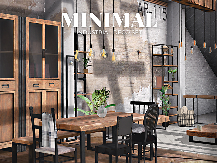 MINIMAL - Industrial Decor FATPACK