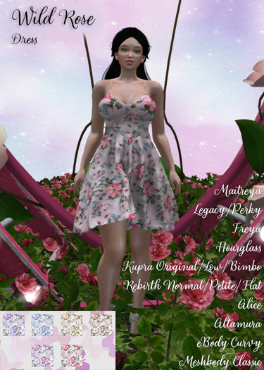 Wild Rose Dress BOXED