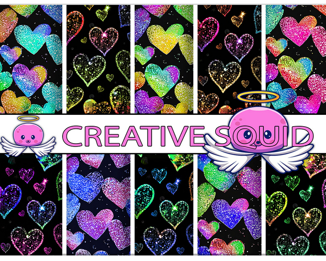 Glimmer Love Seamless Textures