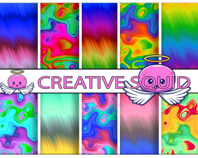 Rainbow Fantasy Seamless Textures