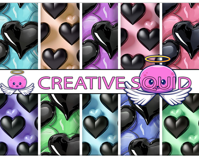 Resin Heart Seamless Textures