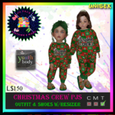 *LVD* Christmas Crew Pjs - Youth