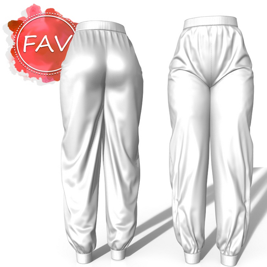 White Sweat Pants
