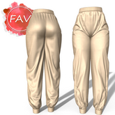 Beige Sweat Pants