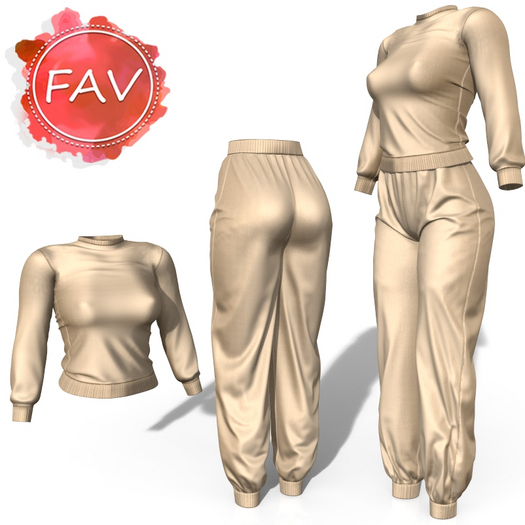 Beige Sweats Outfit