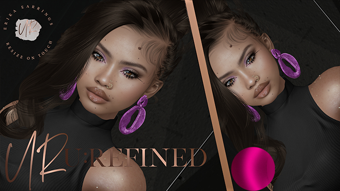 {U:Refined} Erika Earrings [Pink]