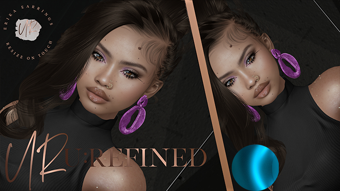 {U:Refined} Erika Earrings [Blue]