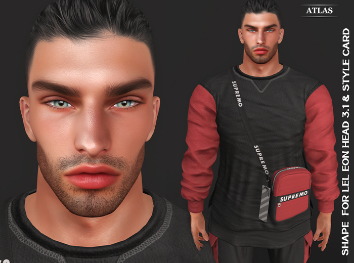 *ATLAS* SHAPE GLEB for LeL EON Head 3.1 & STYLE CARD