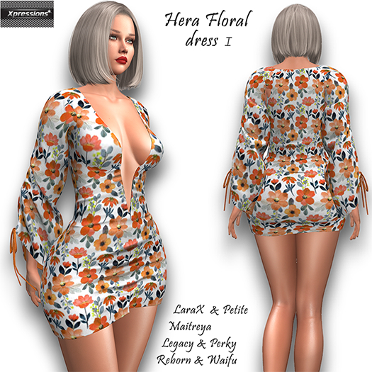 [Xprs] - Hera Floral Dress I