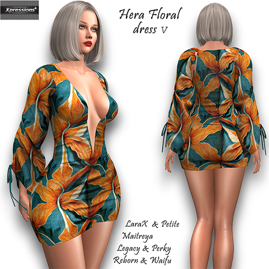 [Xprs] - Hera Floral Dress V