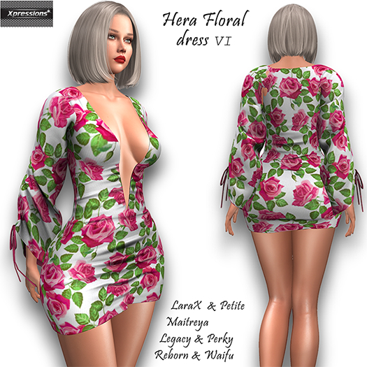 [Xprs] - Hera Floral Dress VI