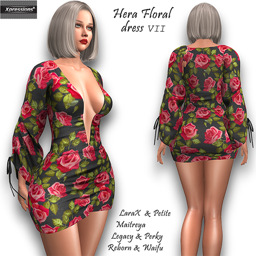 [Xprs] - Hera Floral Dress VII