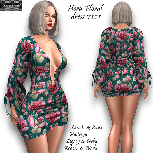 [Xprs] - Hera Floral Dress VIII