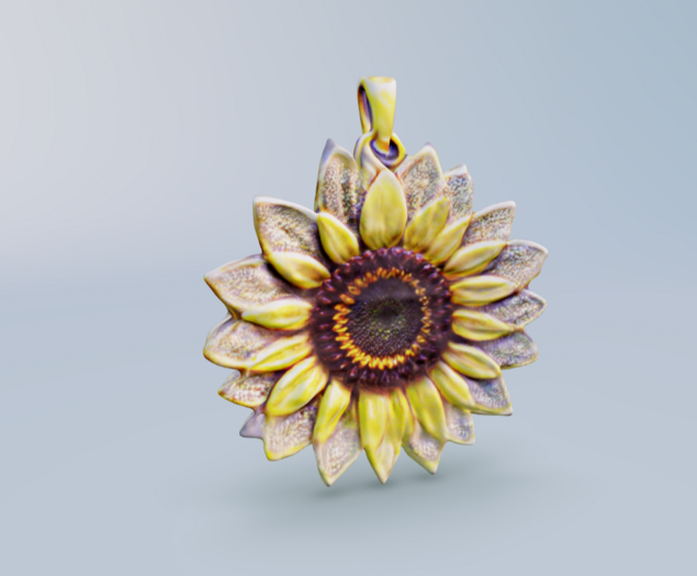 Sunflower Necklace