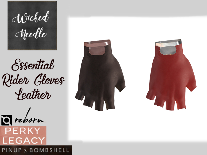 ~W-N~ Essential Riding Gloves : Leather