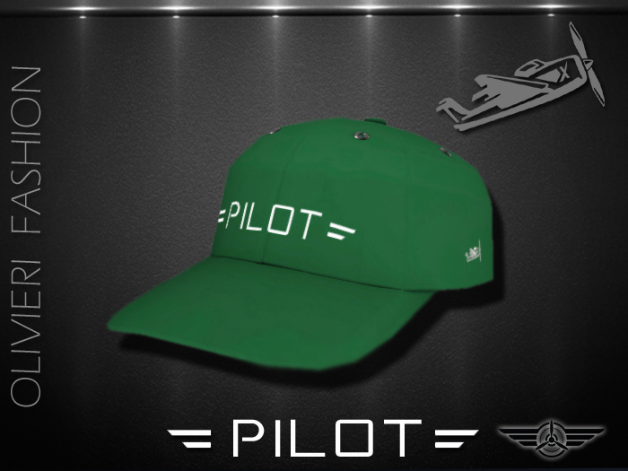 CAP  PILOT - GREEN