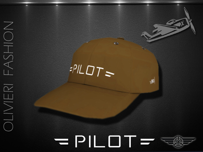 CAP  PILOT - BROWN