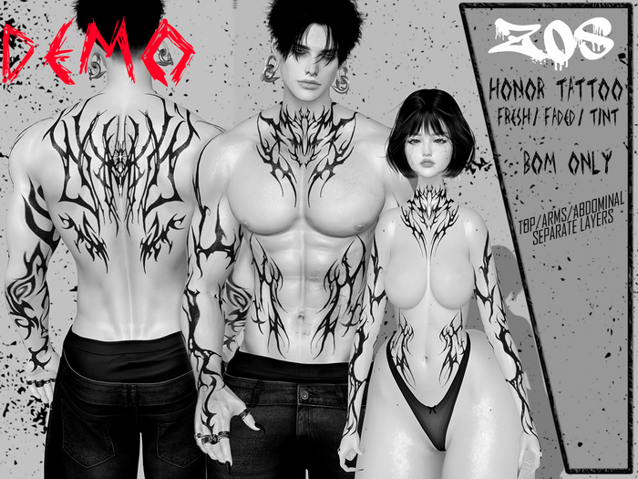 ZOS. Tattoo Honor Design DEMO