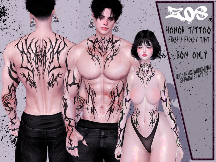 ZOS. Tattoo Honor Design