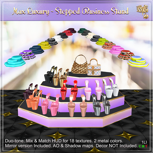 Max Luxury - Stepped Business Stand