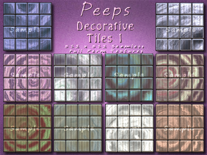 Peeps Textures Decorative Tiles 1