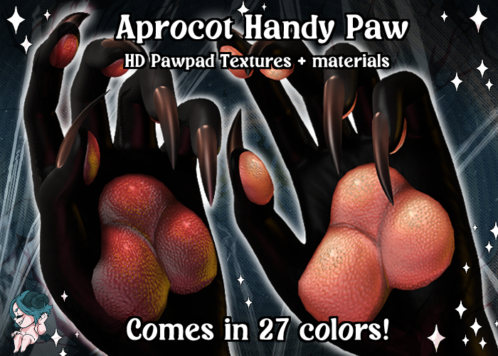 [RaptorJenny] Handy Paws HD Pawpad Textures