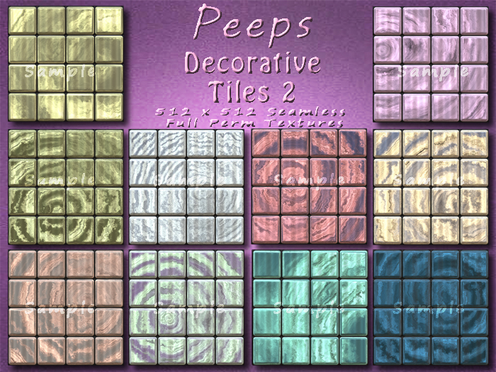 Peeps Textures Decorative Tiles 2