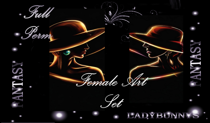 Full Perm Art -Female Art Set