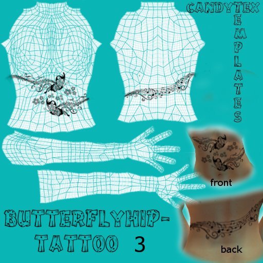 ****CandyTex**** Butterfly-tattoo-template3