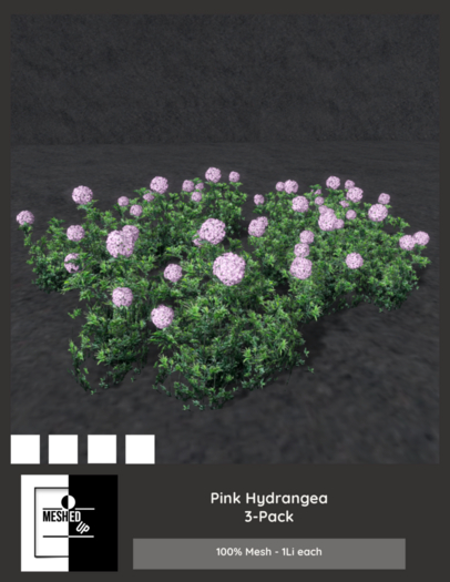 MeshedUp: Pink Hydrangea Pack  