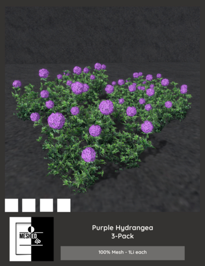 MeshedUp: Purple Hydrangea Pack  