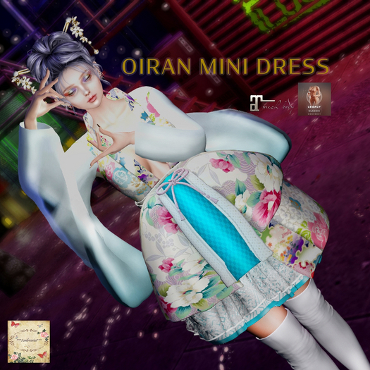 ***Ambrosia***OIRAN MINI DRESS[blue]