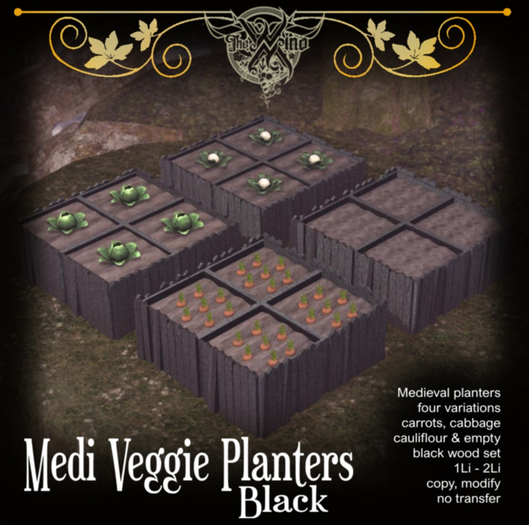 [WM] Medi Veggie Set - Black