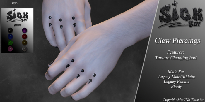 ~Sick~ Claw Piercings