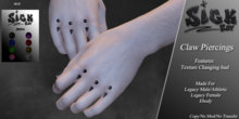 ~Sick~ Claw Piercings