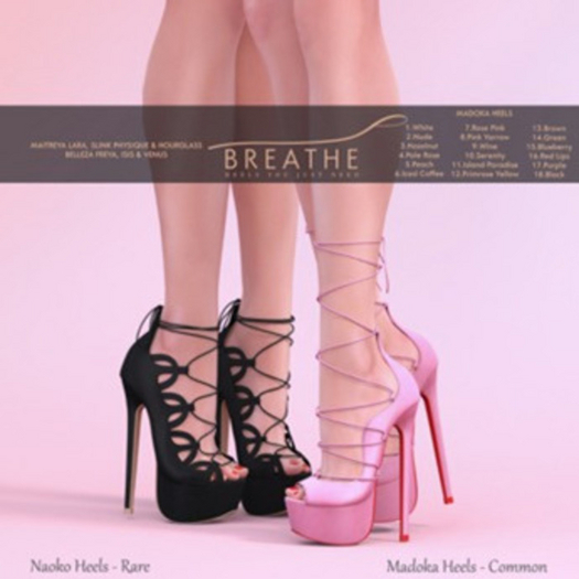 [BREATHE]-Madoka Heels-Island Paradise - Maitreya