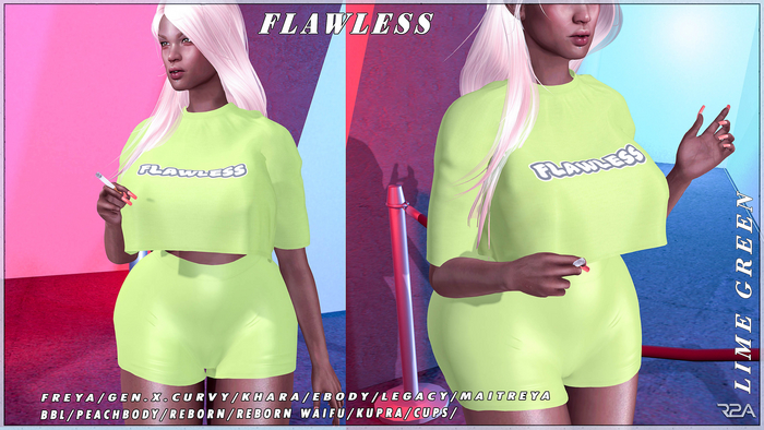R2A-FLAWLESS LIME GREEN