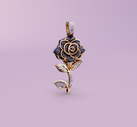 Black Rose Necklace Box Unpack