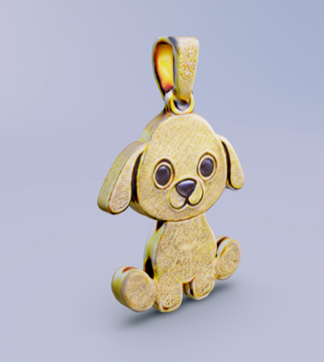 Cute Puppy Necklace Model 4