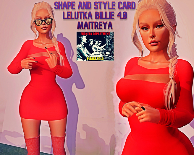 Agent Lady Boner Billie 4.0 Shape And Style Card