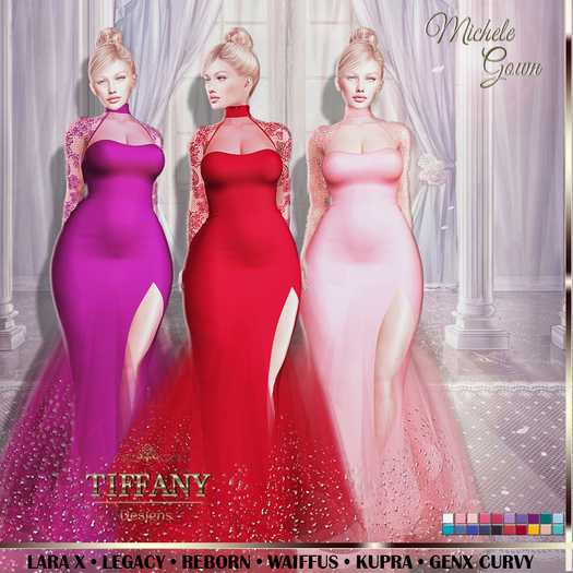 ::TD:: Michele Gown {Mesh} + Lara X