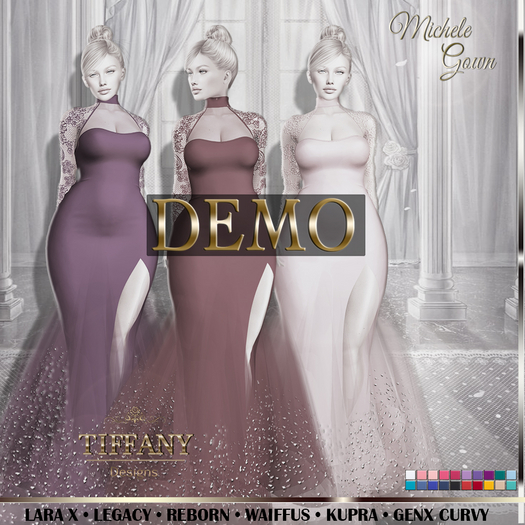 ::TD:: Michele Gown {Mesh} DEMO + Lara X