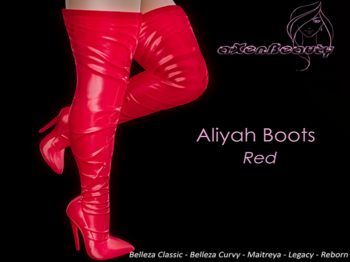 aX: Aliyah Boots Red