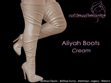 aX: Aliyah Boots Cream