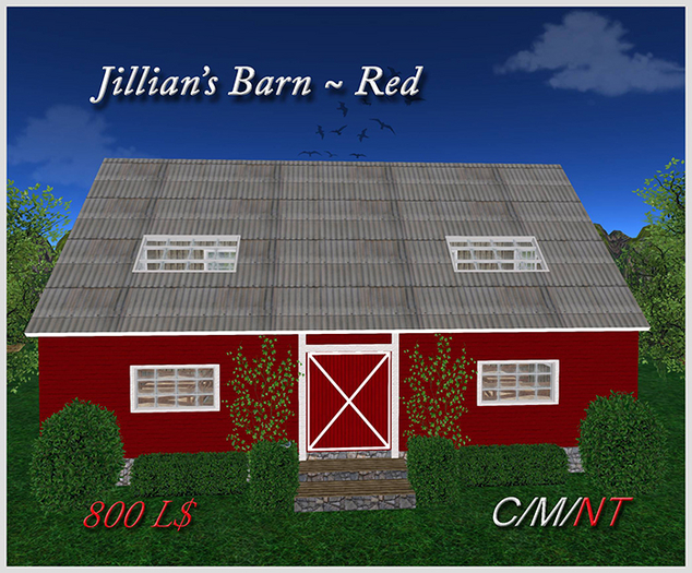 Jillian's Barn~Red